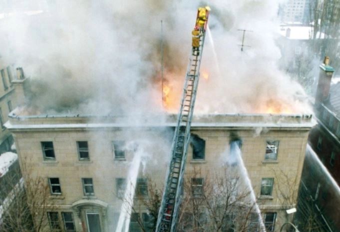 SOVIET CONSULATE FIRE MONTREAL 1987