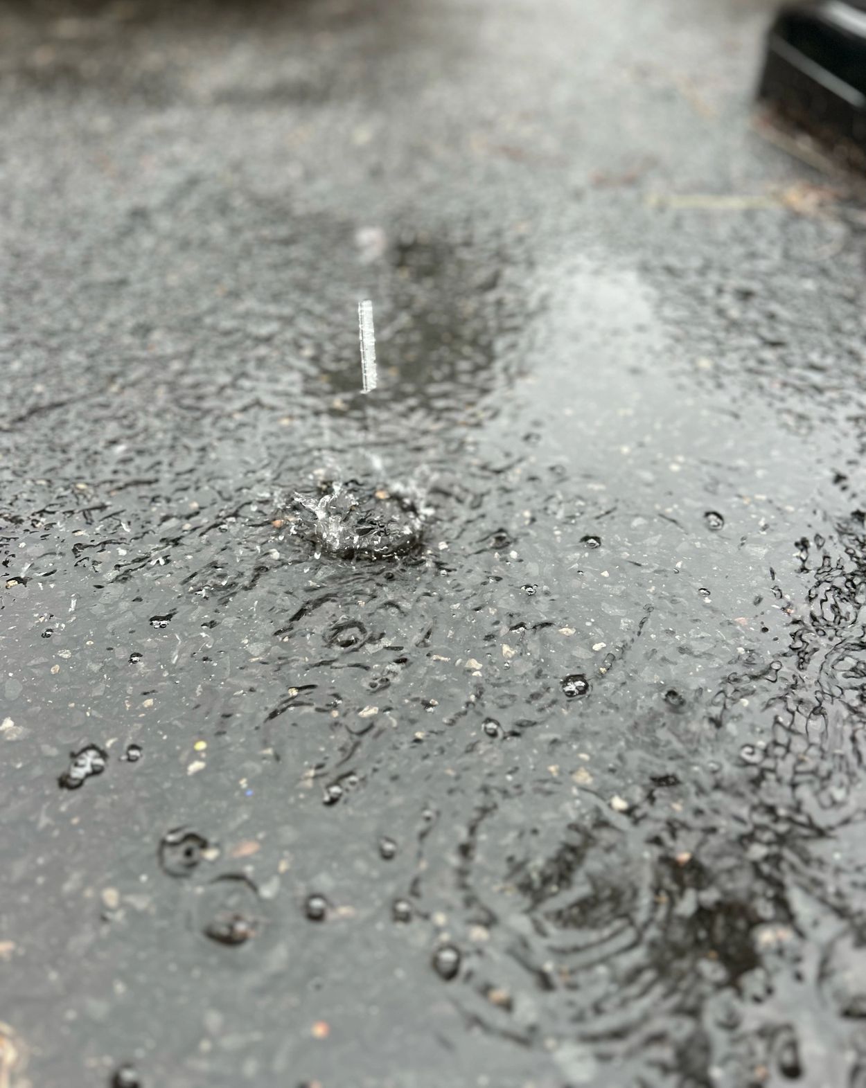 Raindrop on Concrete
