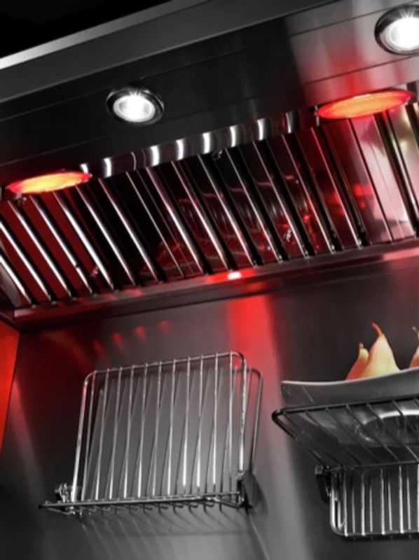 Commercial kitchen hood and 
High efficiency ventilation system