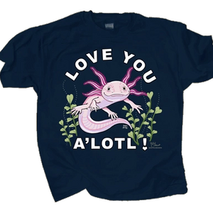 Youth XL Love You A'lotl (Axolotl) T-Shirt