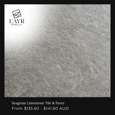 Seagrass Limestone Tile & Paver by LAYR Supply Co.