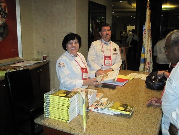 Chef Marie at Conferences promoting healthy eating and mindful eating