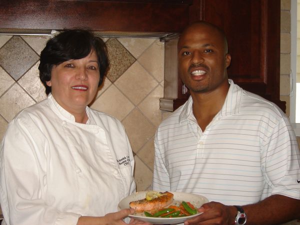 Chef Marie teaching healthy eating and mindfulness