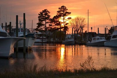 harbor at sunset, Wanchese NC