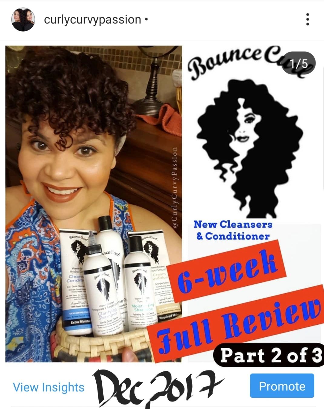 BOUNCE CURL REVIEW  Curl Review Series #2 