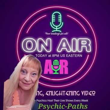 Psychic Radio Network host for 
A1Rpsychicradio & Moonstruck TV. Every Wednesday at 8:30pm EST 