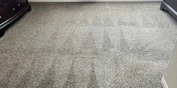 A carpet after a professional carpet cleaning