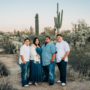 Daniel Trujillo and his family,
the family behind DGT Junk Removal
in San Tan Valley, Arizona