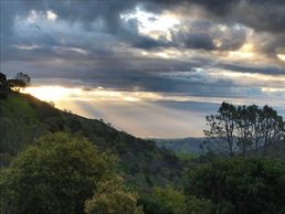 Photo was taken in my "upper porch" above the hills of Vacaville.