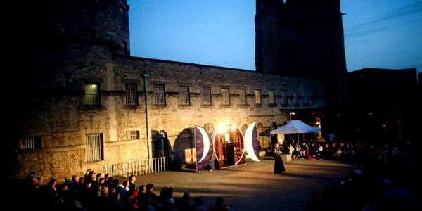 Wild Goose Theatre's production of A Midsummer Night's Dream at Oxford Castle, 2011