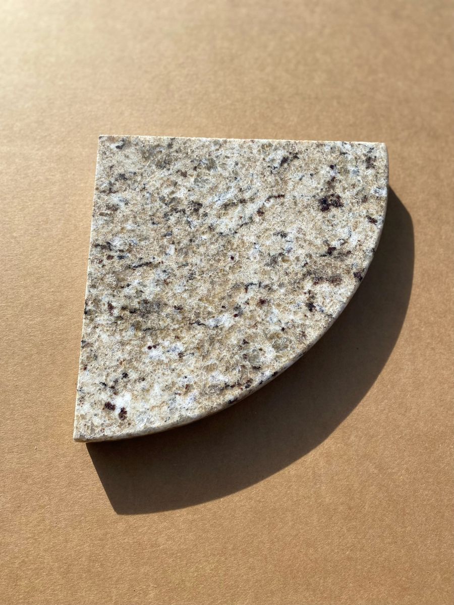 3cm New Gold Granite Shower Corner Shelf