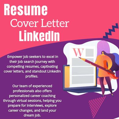 Empower job seekers with resumes, cover letters, and LinkedIn profiles.