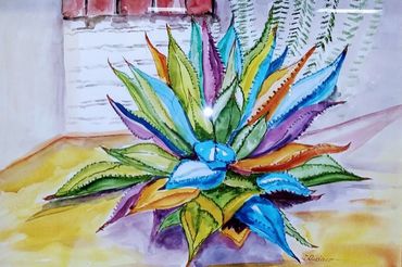 Mojave Agave - a more recent painting