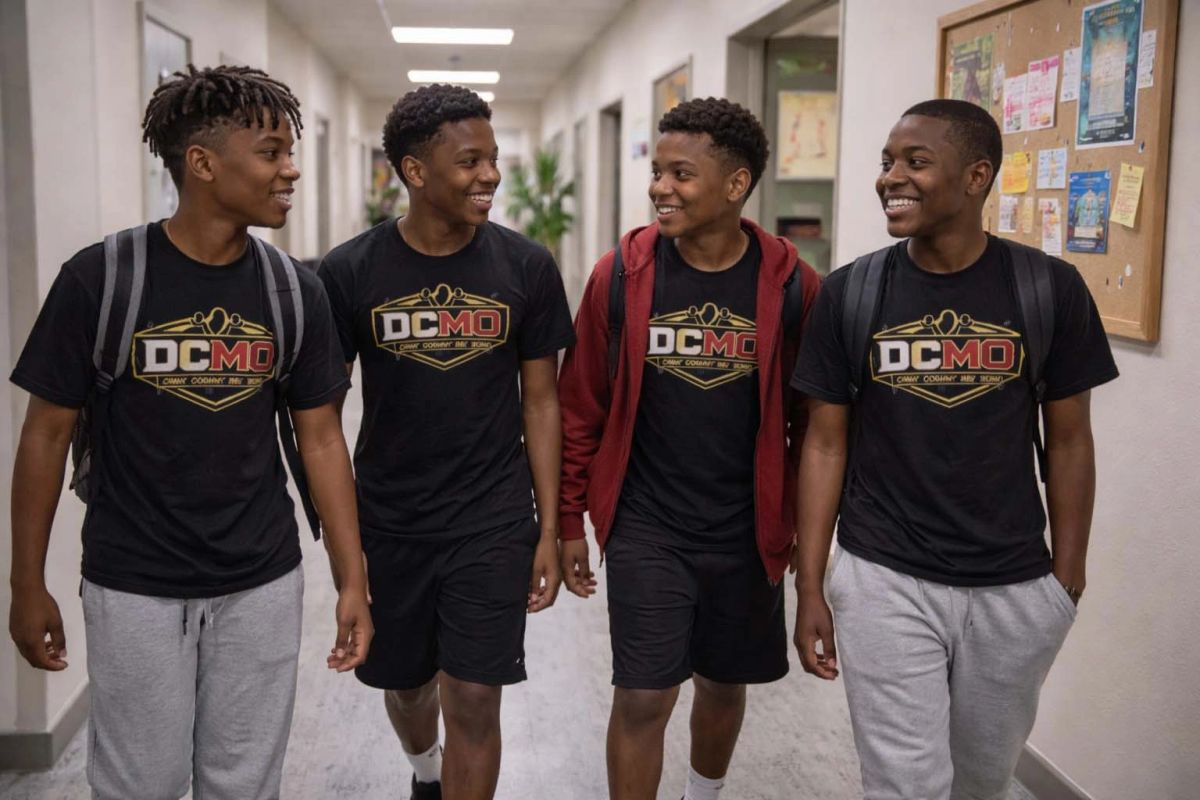 DCMO youth in hallway