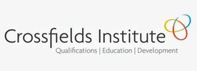 Logo of Crossfields Institute focusing on qualifications, education, and development.