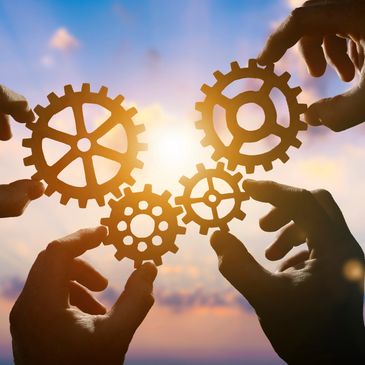 Teamwork - Gears that work together
