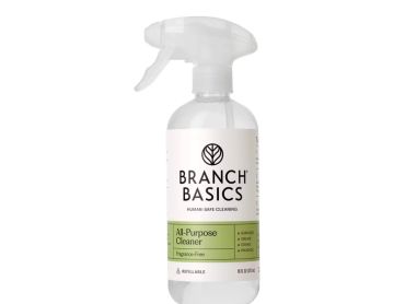 Branch Basics all-purpose cleaner spray bottle.