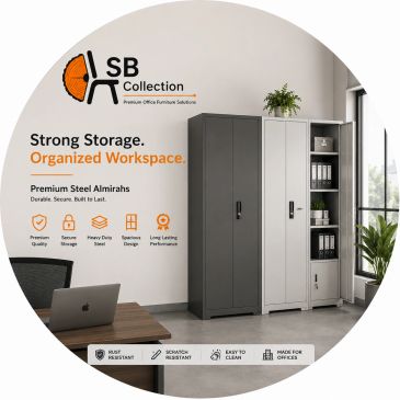 Premium steel almirahs for strong, secure, and organized office storage.