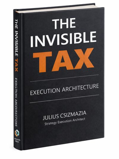 Book: THE INVISIBLE TAX: Execution Architecture by Julius Csizmazia, Strategy Execution Architect