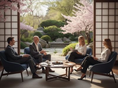 Executive leadership team at immersive strategy retreat