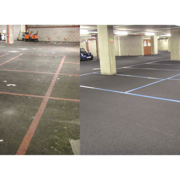 Car Park before and after shots
