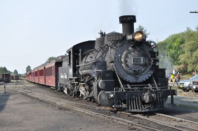 Cumbres and Toltec train in Chama NM