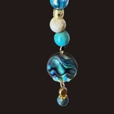 Custom Ocean Keychain