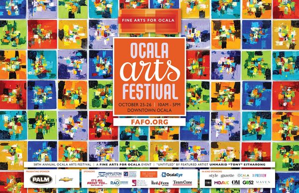 2025 Ocala Arts Festival Poster