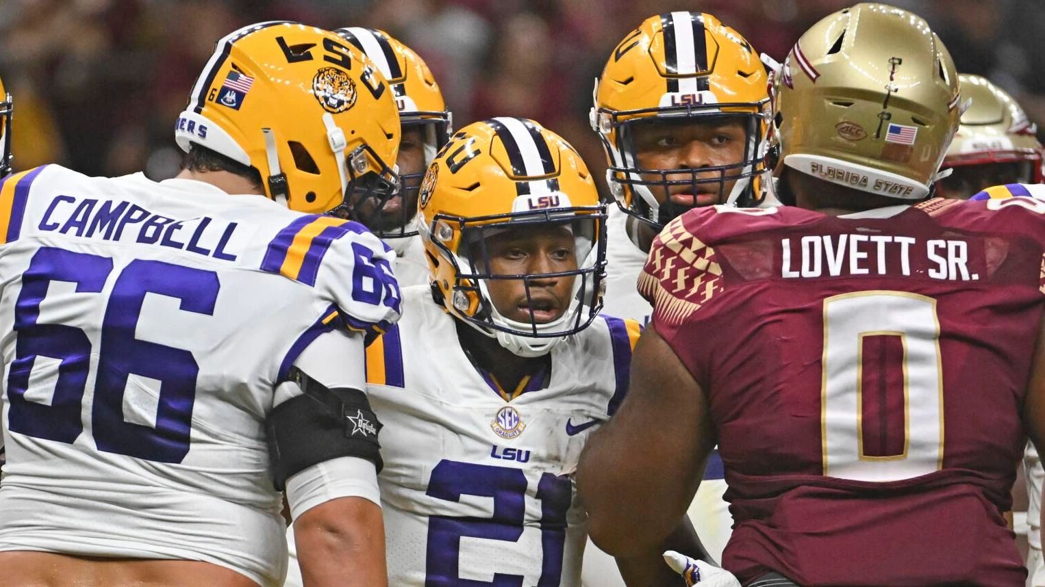 No. 5 LSU vs. No. 8 Florida State highlights SEC's schedule in Week 1;  Gators head to No. 14 Utah