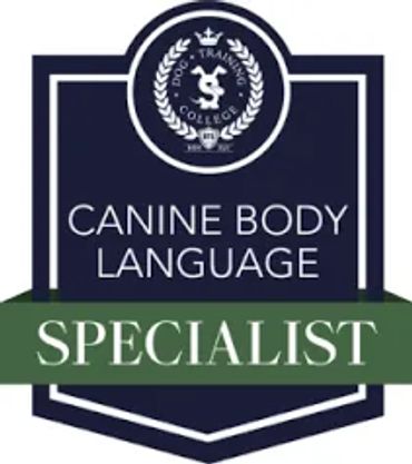 Badge for Canine Body Language Specialist.