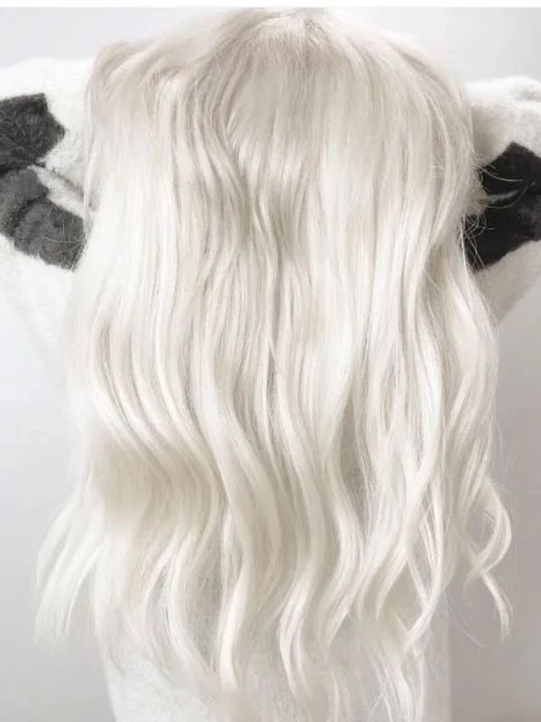 Long Hair Extensions in White's Code & Price - RblxTrade