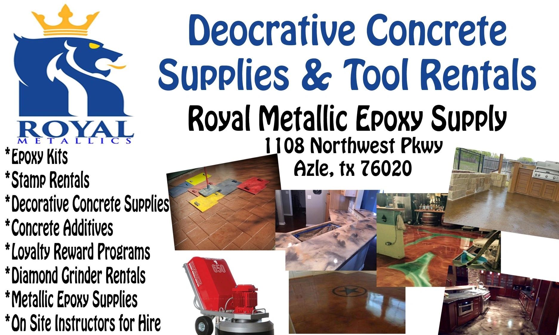 Royal Metallic Epoxy Supply