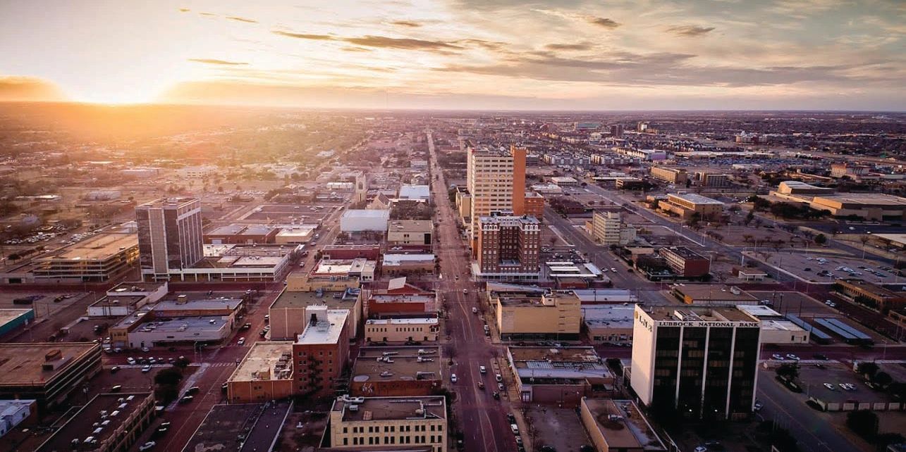 Lubbock Texas sunset