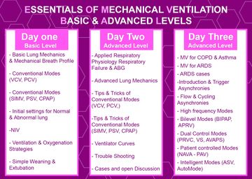 essentials of mechanical ventilation basic and advanced level course