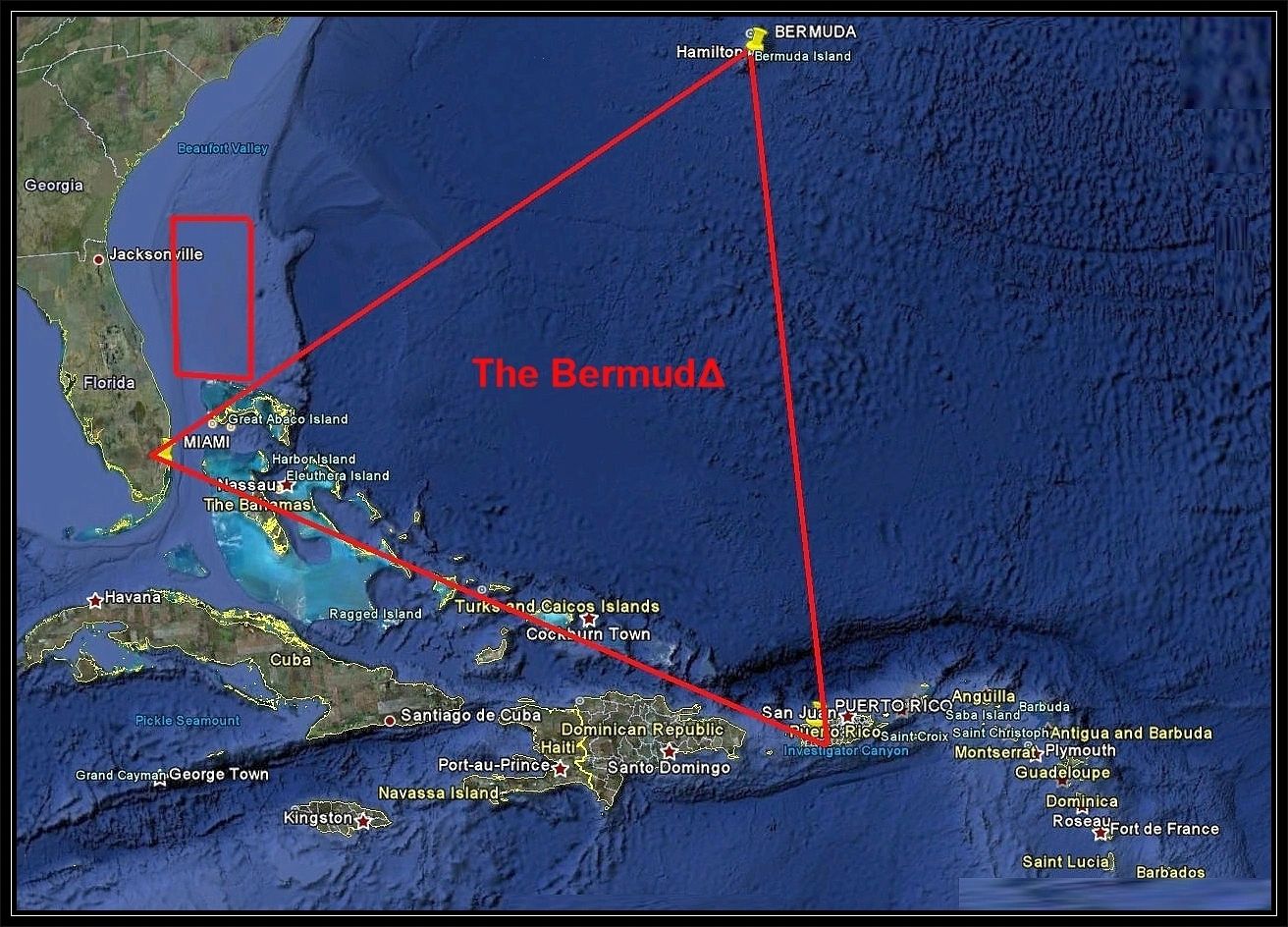 Bermuda Triangle,  weather, Amelia Earhart,  Florida,  马拉三角地带, horseshoe bay Bermuda