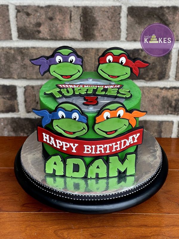 teenage mutant ninja turtles tmnt birthday cake