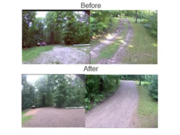 driveway stone grading