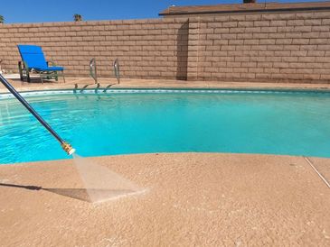Pool Deck Power Washing or Pressure Washing 