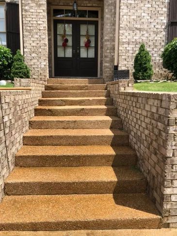 Brick & Concrete Home Pressure Wash Cleaning 