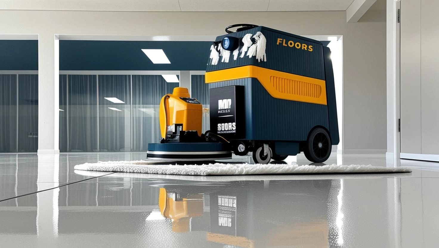 Commercial floor cleaner