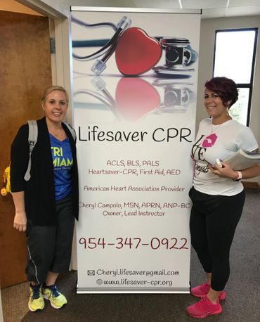 ACLS Students posing with a smile 