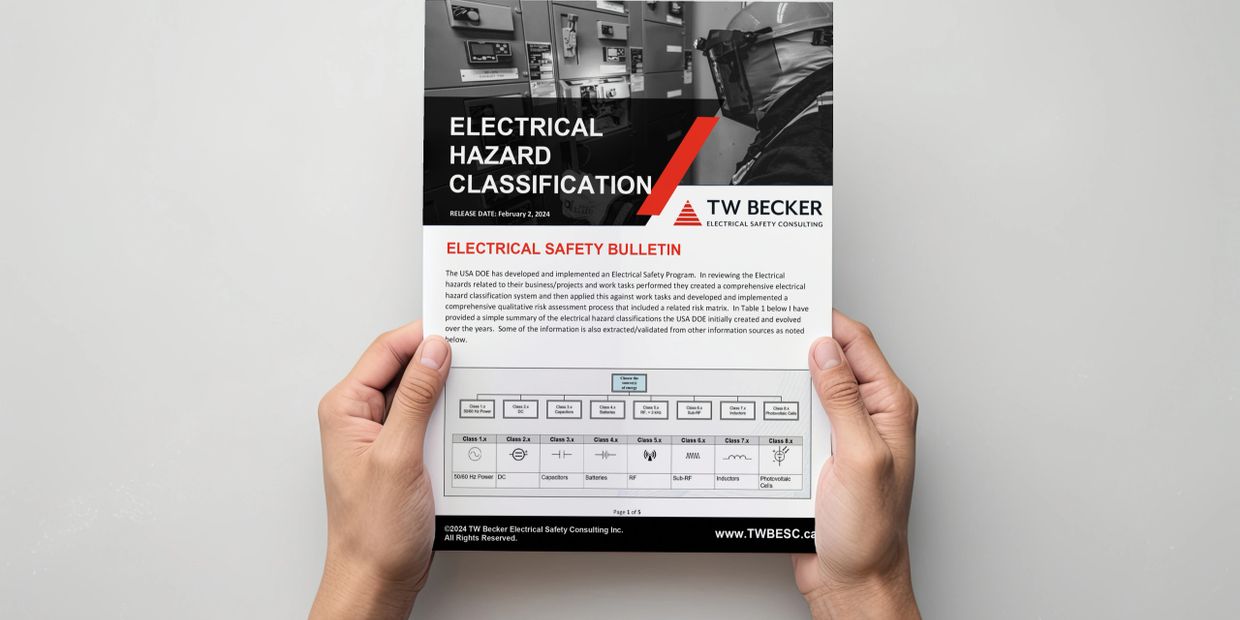 Electrical Hazard Classification bulletin 