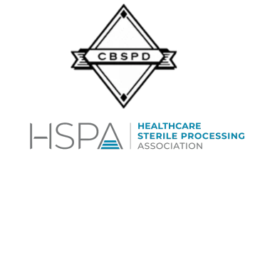 Healthcare Sterile Processing Association logo with CBSPD.