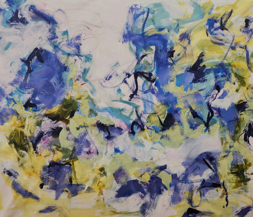 Purple Rain
72x72 
Acrylic on Canvas
Unstretched