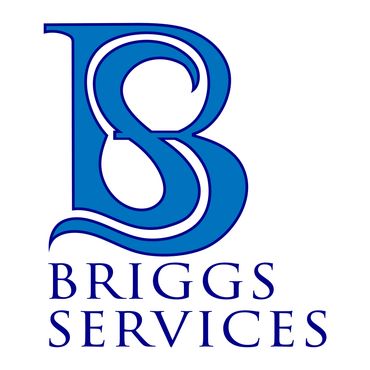 Logo with large blue letters.