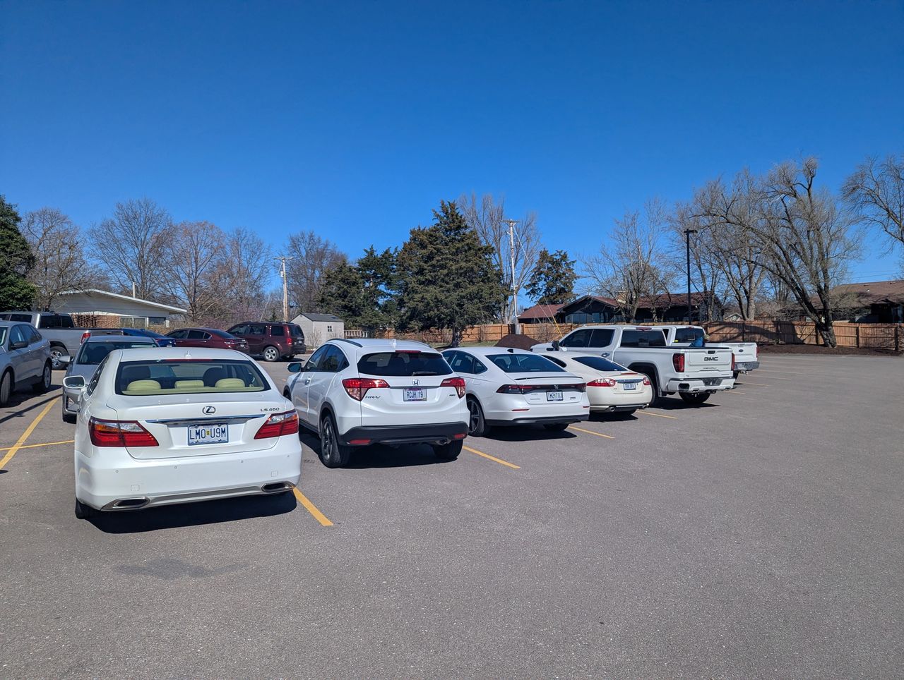 Whilst TD does not condone this type activity, it seems that segregated parking has befallen the club today and TD was forced to park in the "whites only" section.