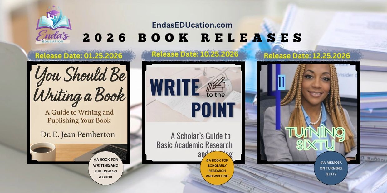 Three 2026 book releases by Enda's Education featuring writing and memoir themes.