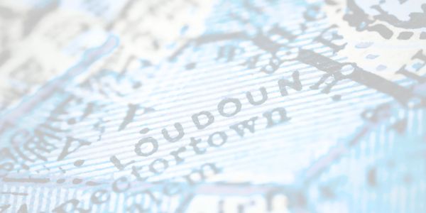 image of an old map of Loudoun County