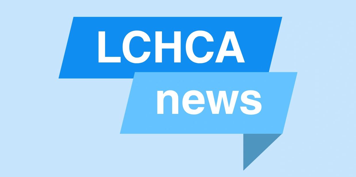 tv news style graphic saying 'LCHCA news'