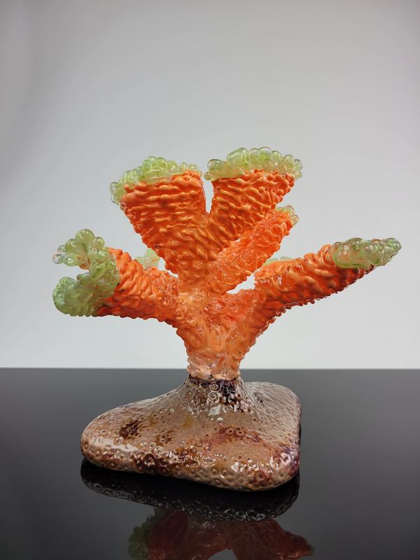 Montipora glass sculpture